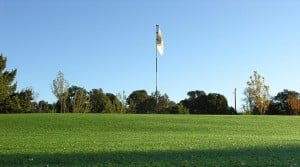 Private Backyard Putting Green in Artificial Grass