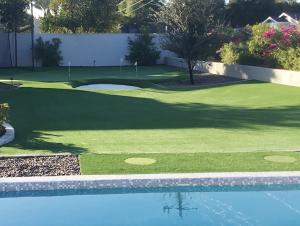 hank haney's private backyard putting green