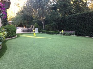 private putting green installation