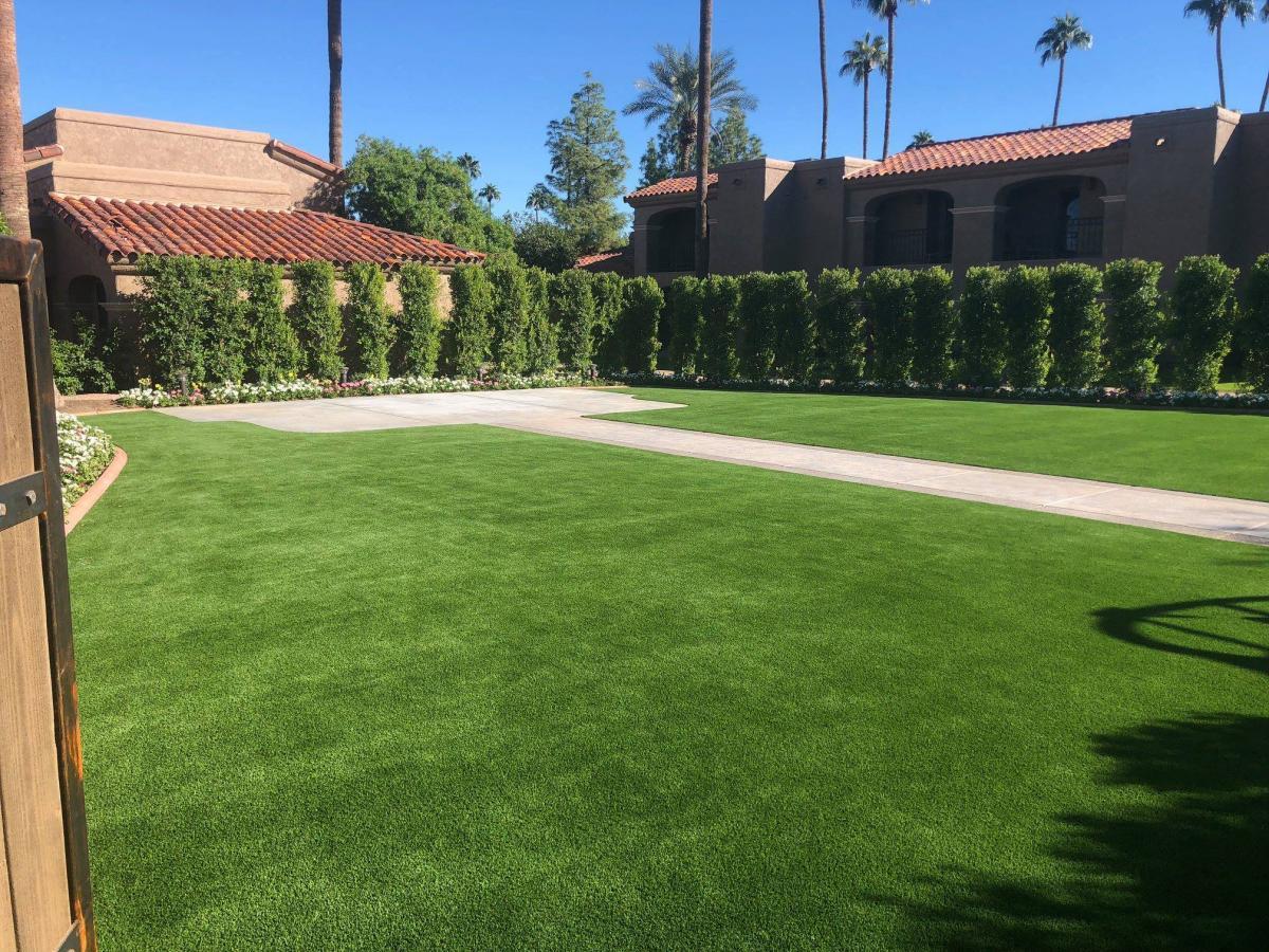 Artificial Grass Transformation at Scottsdale Plaza Resort