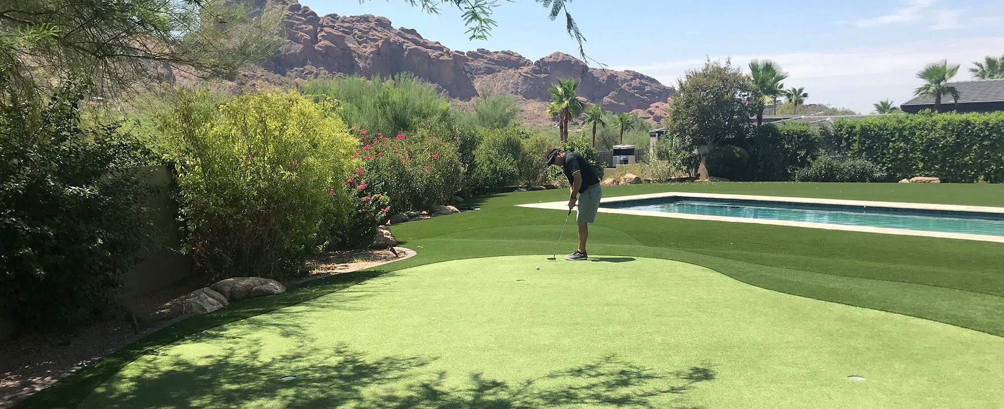 Scottsdale private putting green design