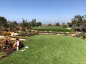 artificial grass golf green
