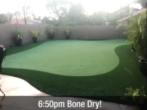 bone dry!