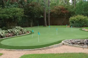 synthetic grass putting green