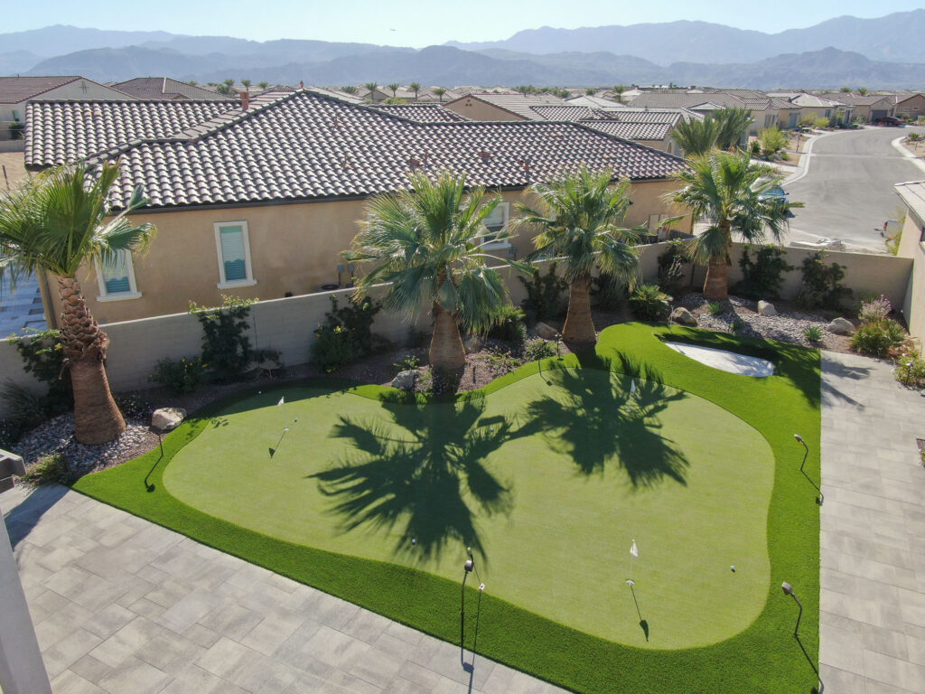 Private Backyard Putting Green
