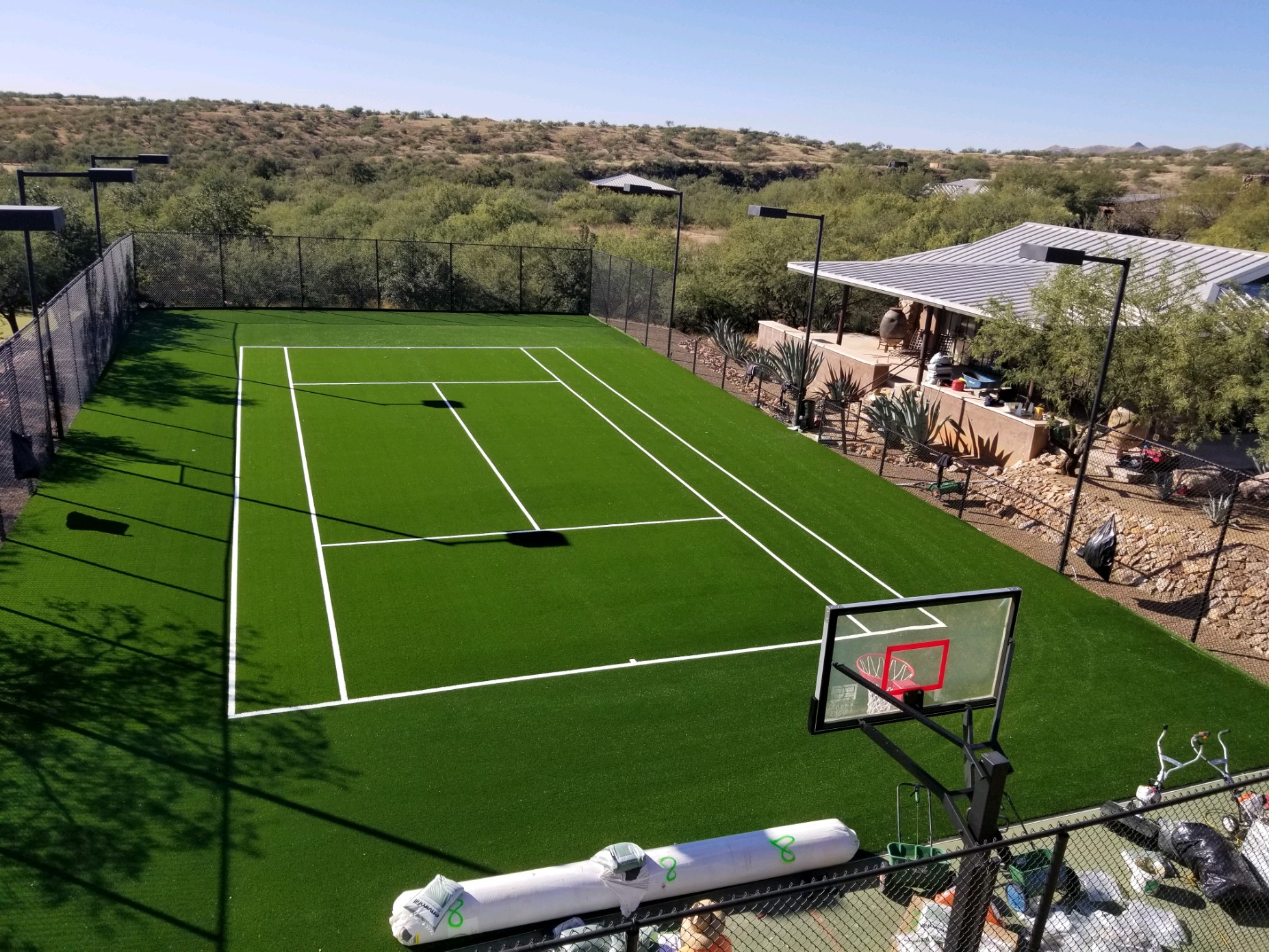 Artificial Grass Tennis Court