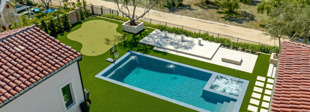 Scottsdale backyard putting green